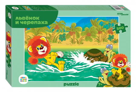 Степ Пазл 360 Союзмультфильм Львенок и черепаха